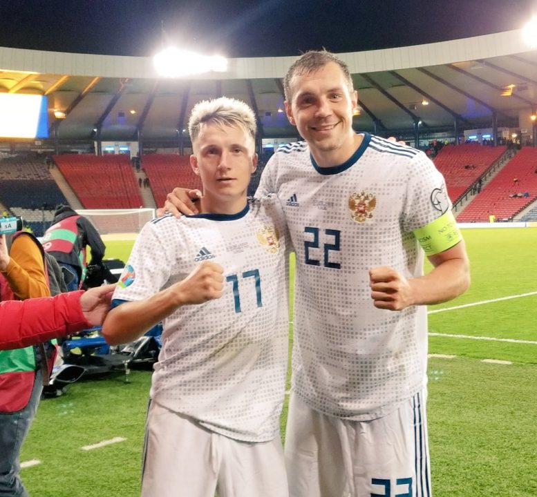 Сборная России одержала волевую победу в Шотландии в игре